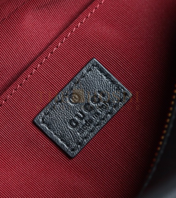 Gvc*1 GG Marmont Camera Bag White Quilted Napa Leather Light Gold Hardware 24×15×8cm