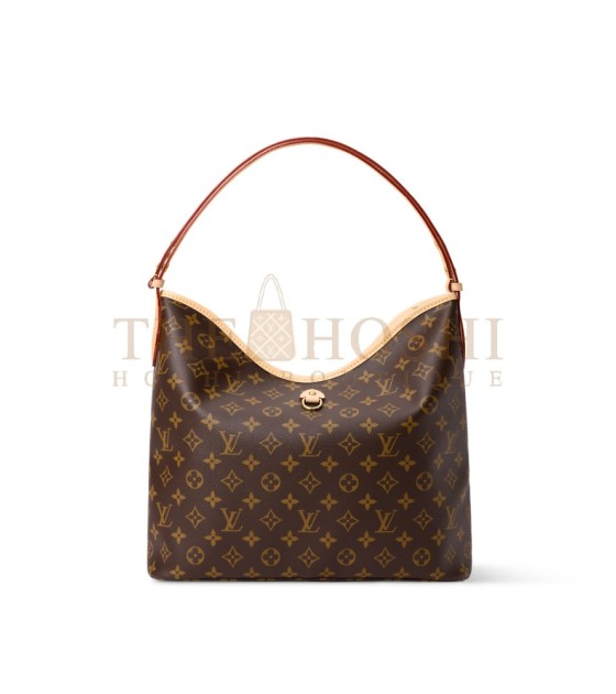 L0vis Vuuitton LV Shoulder Bag Brown Monogram Canvas M27335(34.5*13*26cm) Master Quality
