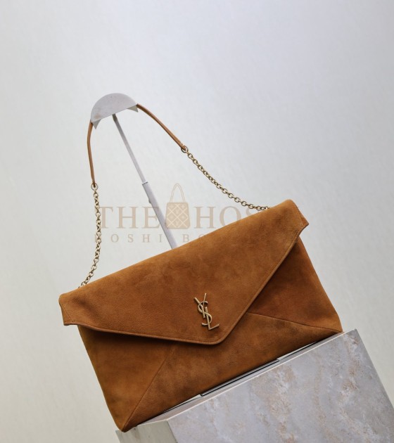 Sa1nt Lau*nt Y51 Envelope Chain Wallet Bag Lambskin 35×22×3cm