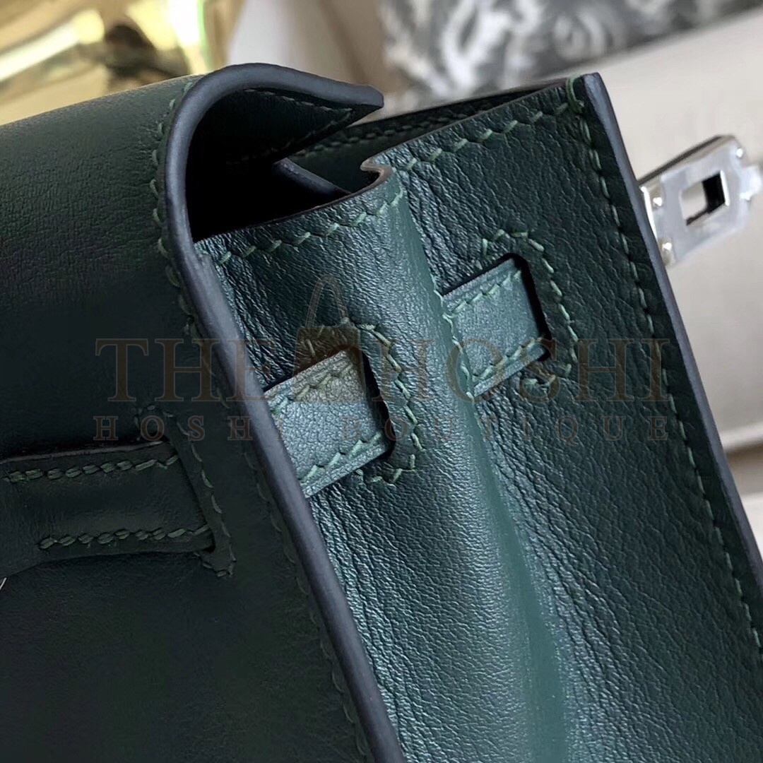 H**me5 Dark Green Swift Kelly Danse Bag Master Quality