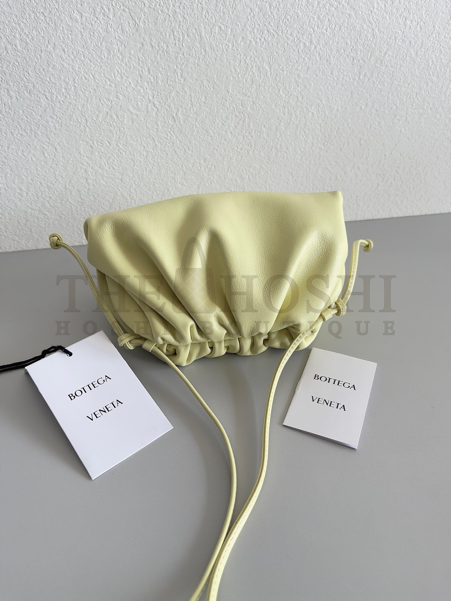 B0tt*ga Ven*ta Mini Pouch Bag In Zest Washed Calfskin Master Quality