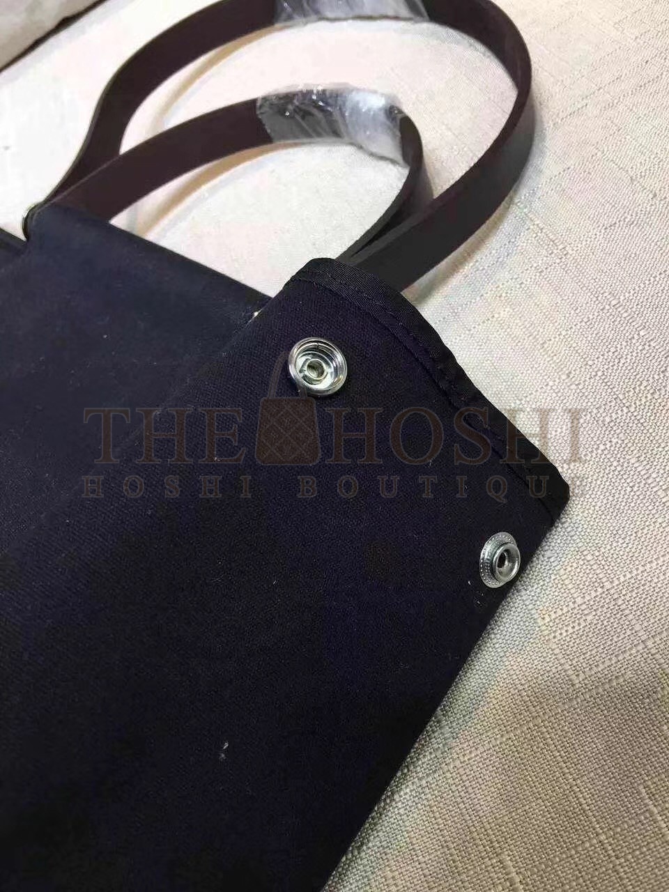 H**me5 Cabag Elan Bag In Dark Blue Canvas Master Quality