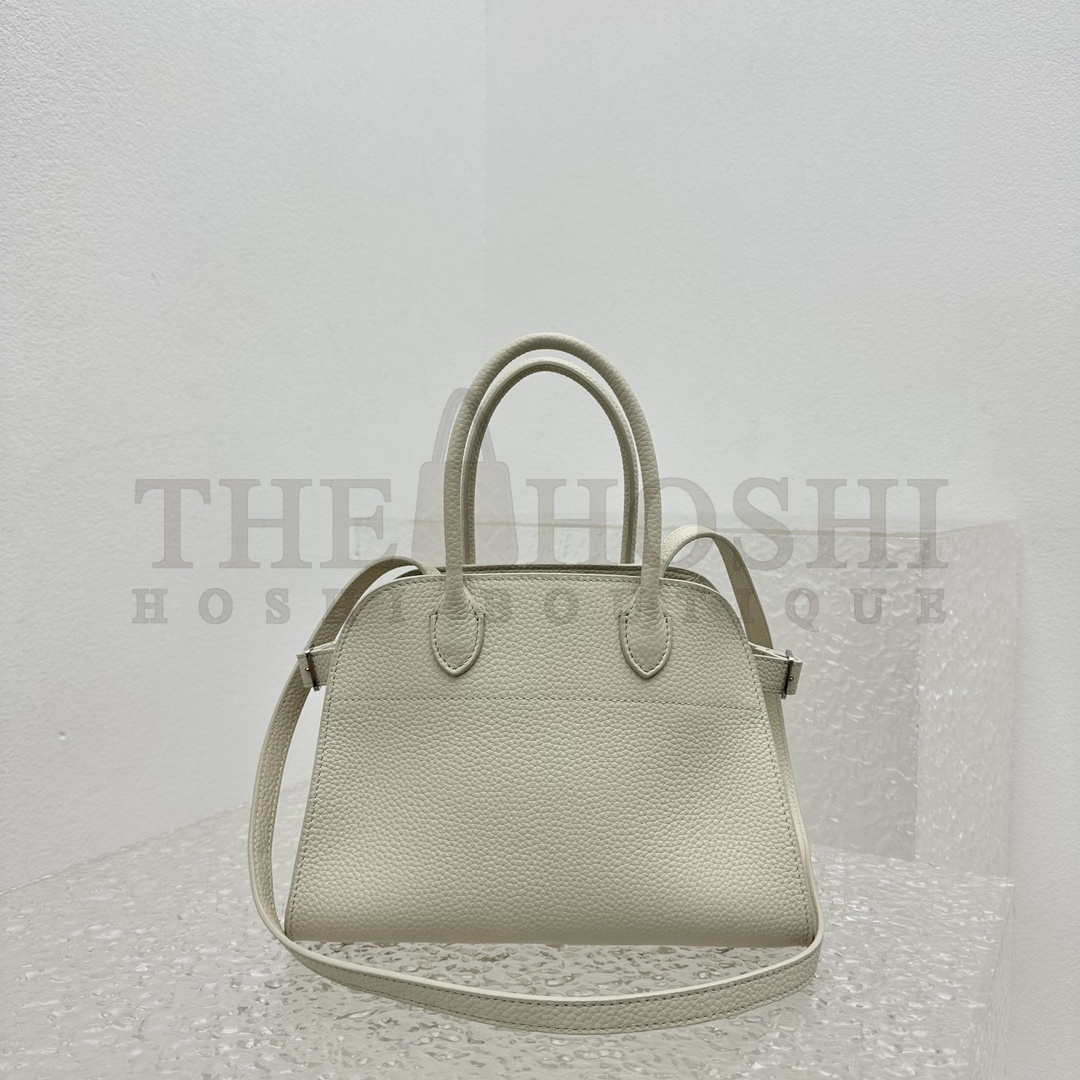 The R0w Margaux white Leather Handbag Set - Large, Medium, Small Master Quality