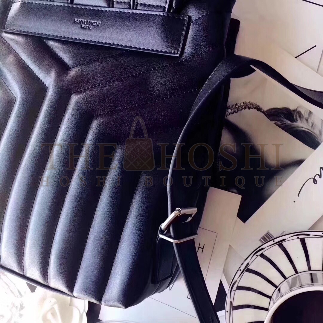 Sa1nt Lau*nt Black Small LouLou Backpack Master Quality