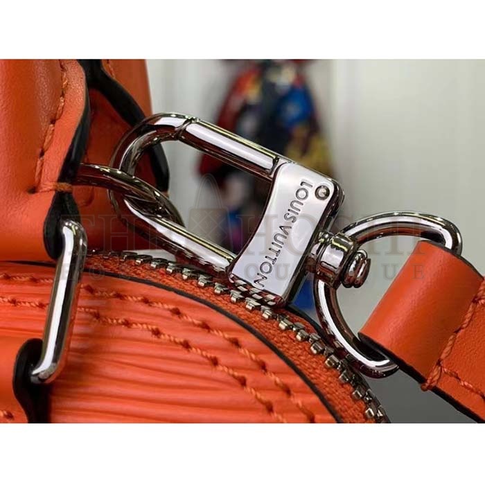 L0vis Vvtt0n LV Women Nano Alma Handbag Minnesota Orange Epi Grained Cowhide Leather Master Quality