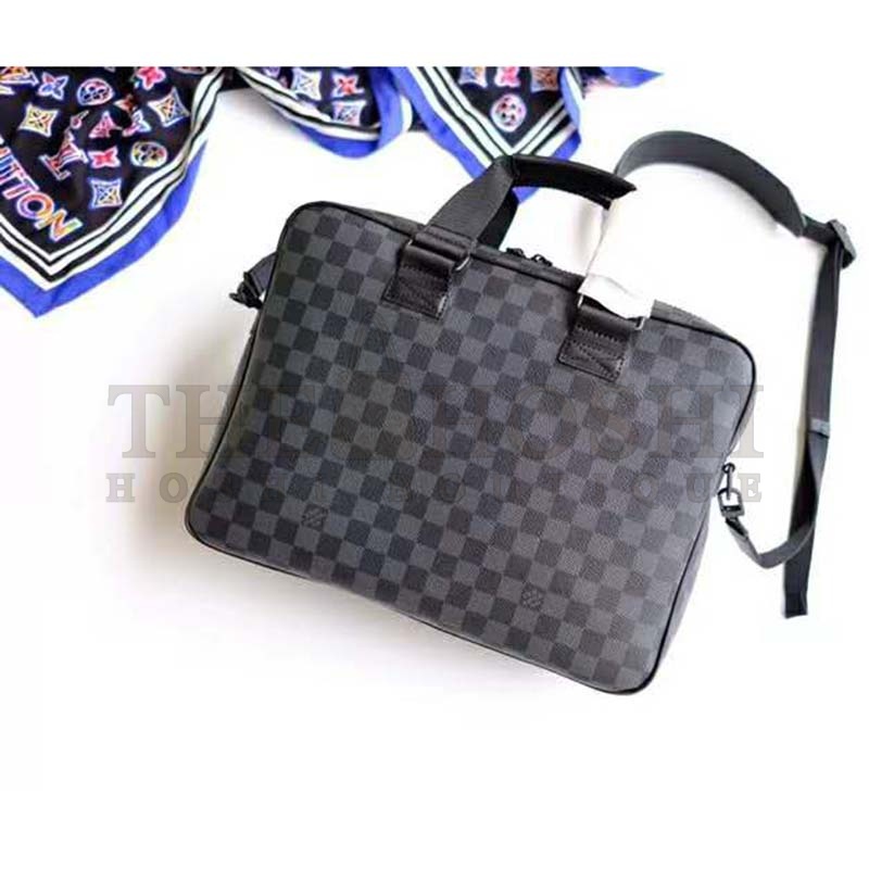 L0vis Vvtt0n LV Men Utility Business Bag Damier Graphite Canvas Master Quality