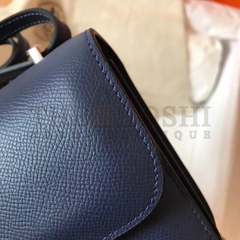 H**me5 Blue Royale Epsom Constance Elan 25cm Bag Master Quality