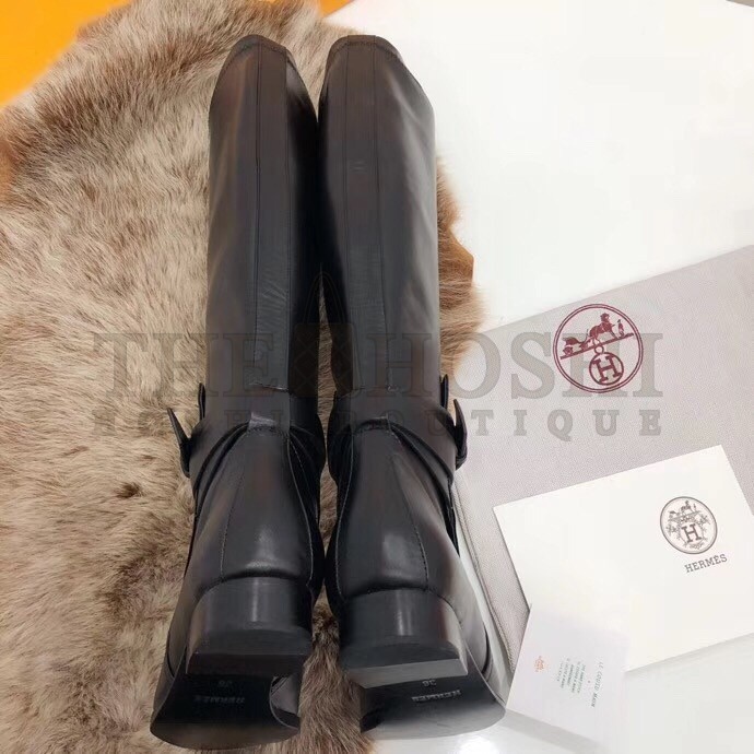 H**me5 Soria Boots In Black Calfskin Leather Master Quality