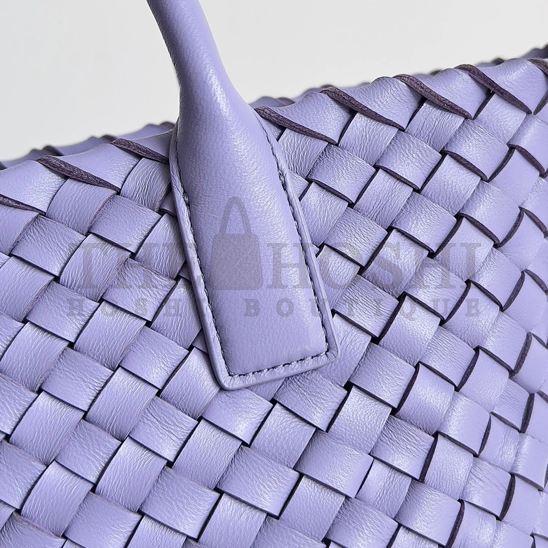 B0tt*ga Ven*ta Cabat Mini Bag In Wisteria Intrecciato Lambskin Master Quality