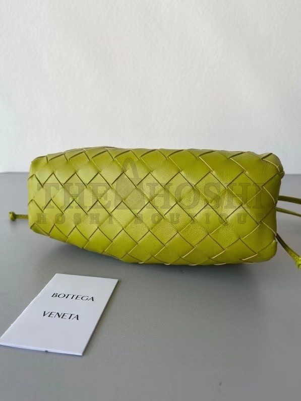 B0tt*ga Ven*ta Mini Pouch In Kiwi Intrecciato Lambskin Master Quality