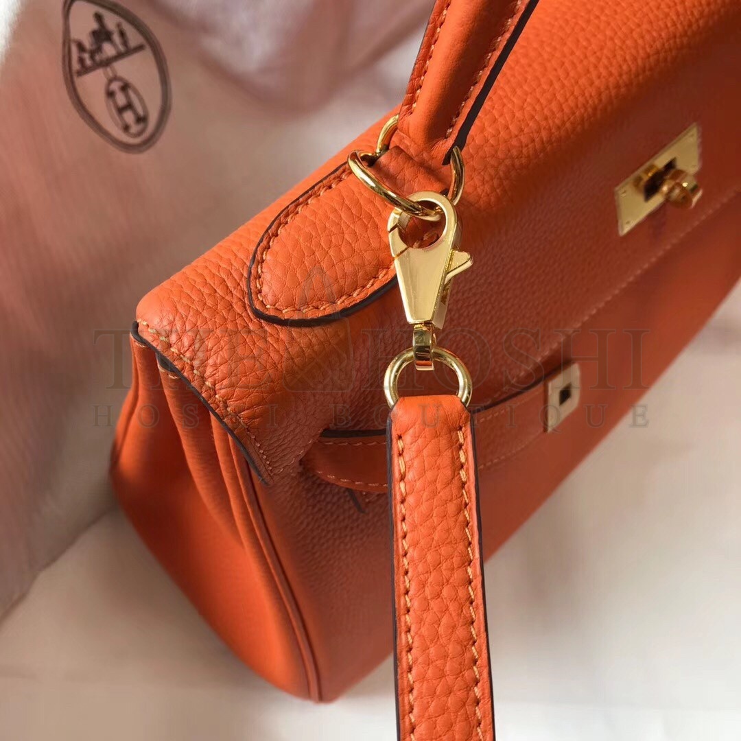 H**me5 Orange Clemence Kelly 28cm Bag Master Quality