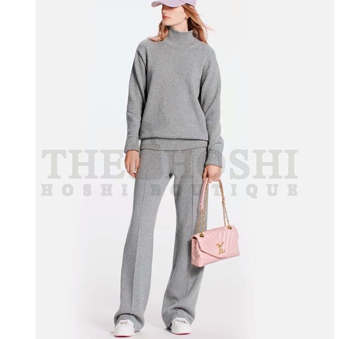 L0vis Vvtt0n LV Women New Wave Chain Bag MM Handbag Pink Smooth Cowhide Master Quality