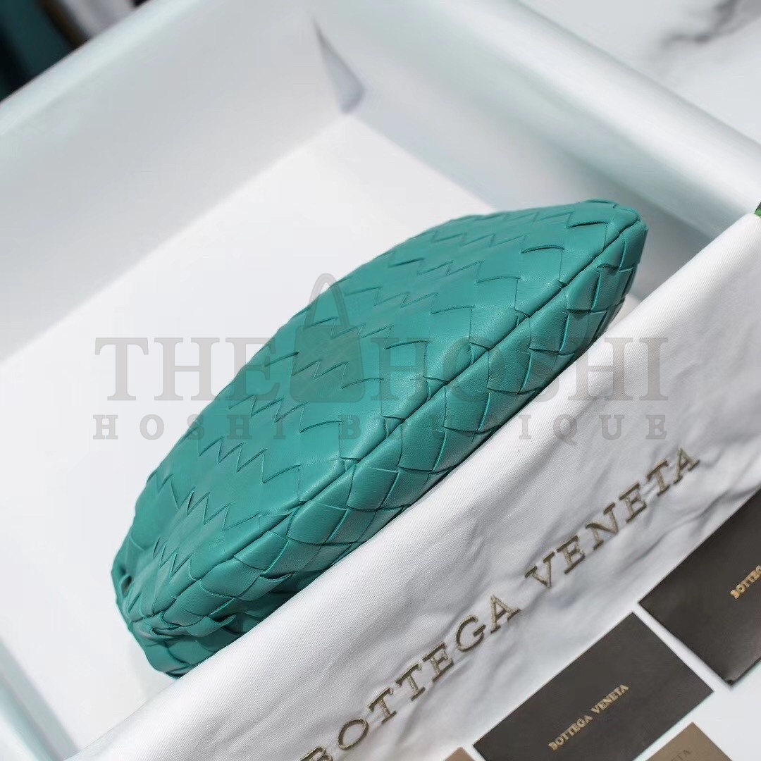 B0tt*ga Ven*ta Mini BV Jodie Bag In Green Water Woven Leather Master Quality
