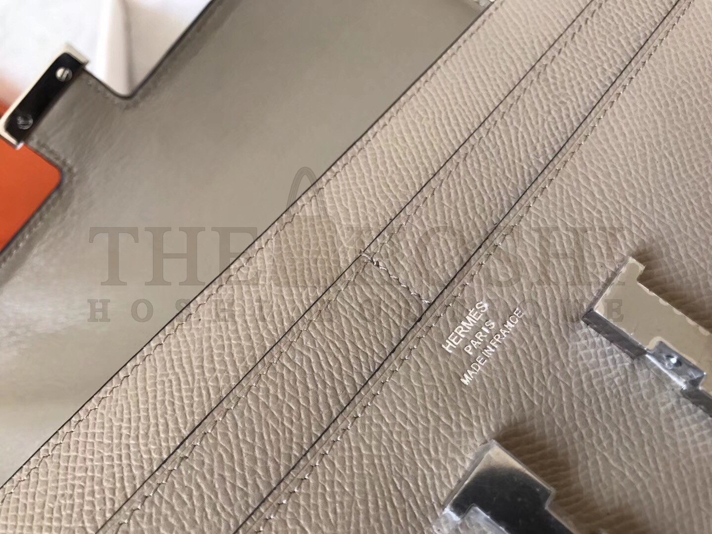 H**me5 Grey Epsom Constance Long Wallet Master Quality