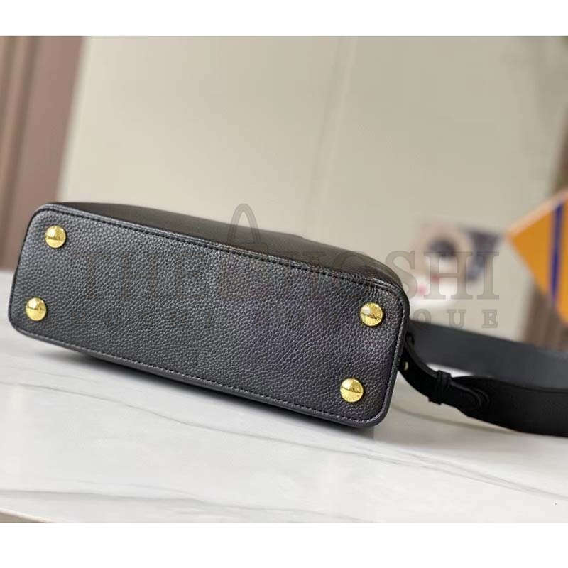 L0vis Vvtt0n LV Women Capucines MM Handbag Black Taurillon Leather Master Quality