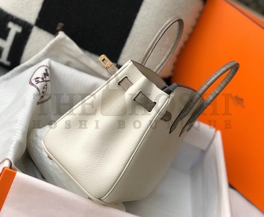 H**me5 Touch Birkin 25cm Limited Edition White Bag Master Quality