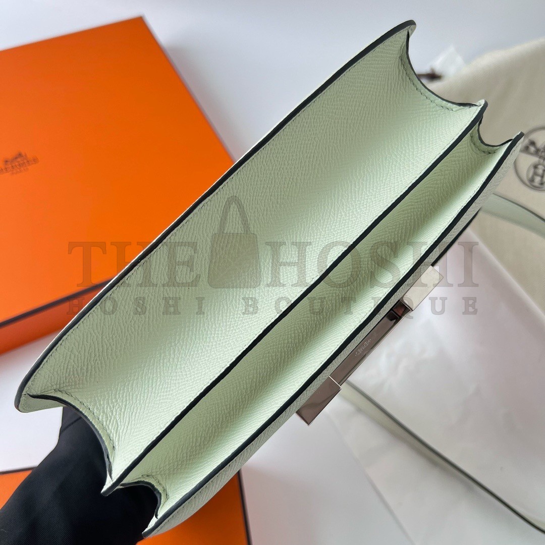 H**me5 Constance 24 Handmade Bag In Vert Fizz Epsom Calfskin Master Quality