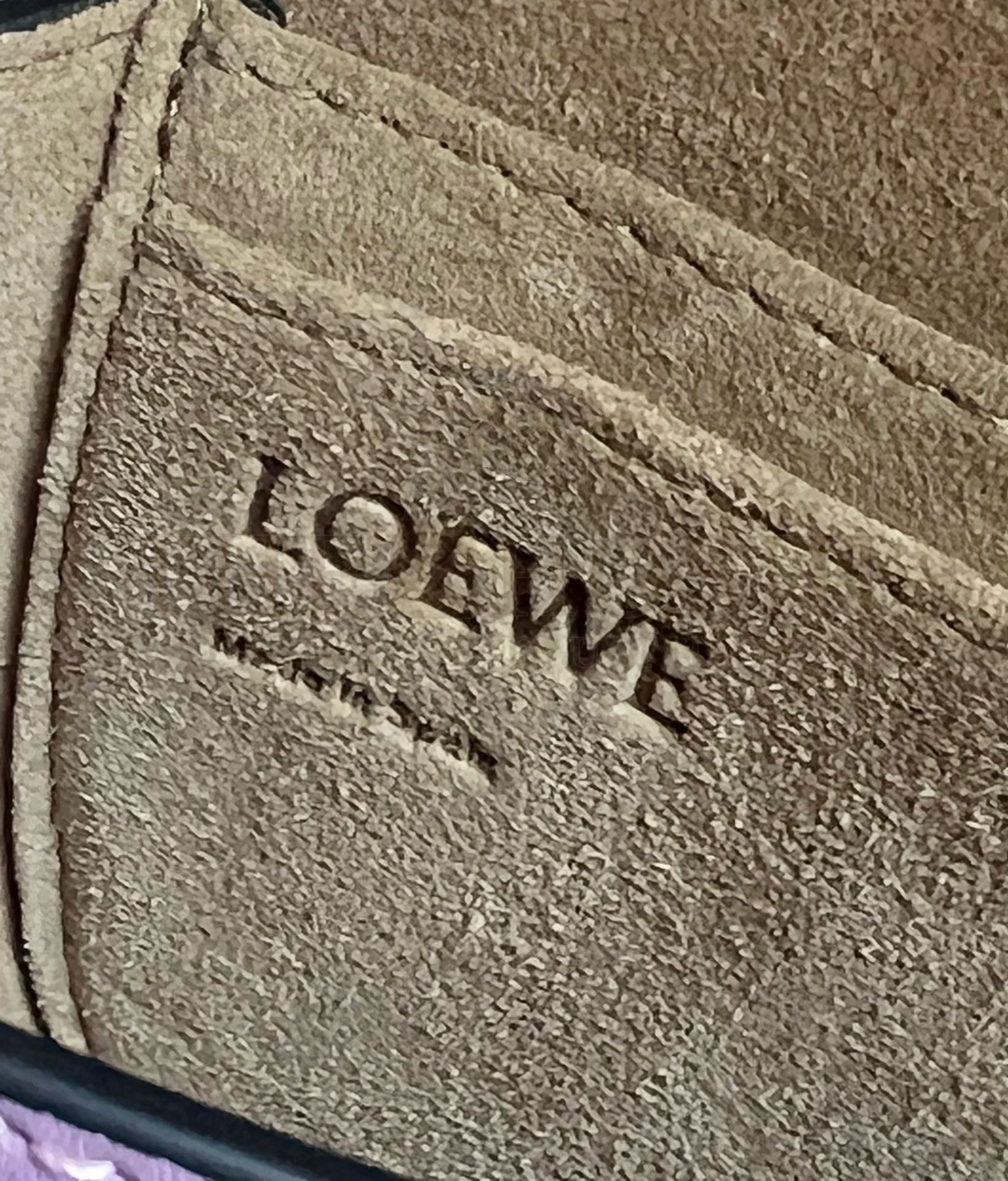 L0ew* Gate Dual Mini Bag in Guimauve Calfskin Master Quality
