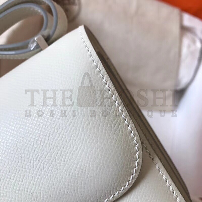 H**me5 Mini Constance 18cm White Epsom Bag Master Quality