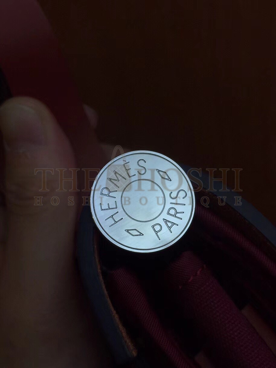 H**me5 Herbag Zip 31cm Bag In Camel And Bordeaux Master Quality