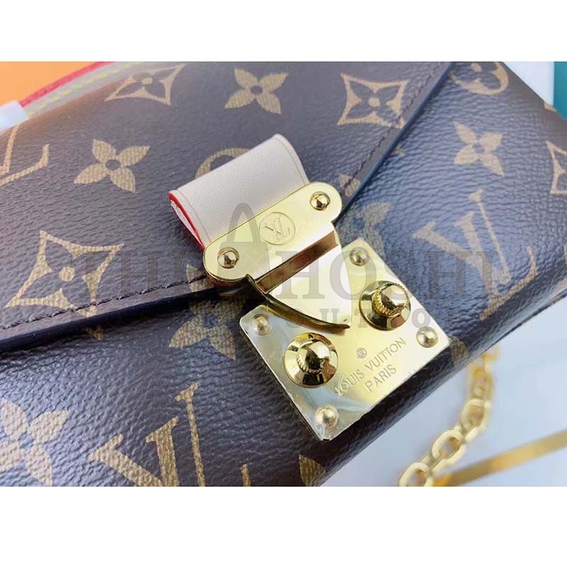 L0vis Vvtt0n LV Women Pochette Metis East West Bag Brown Monogram Coated Canvas Master Quality