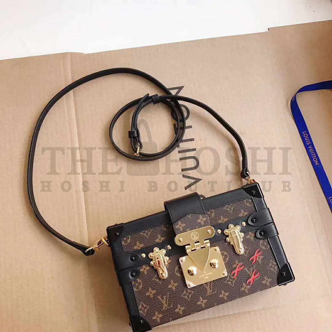 L0vis Vvtt0n LV Women Petite Malle Handbag Iconic Monogram Canvas Master Quality