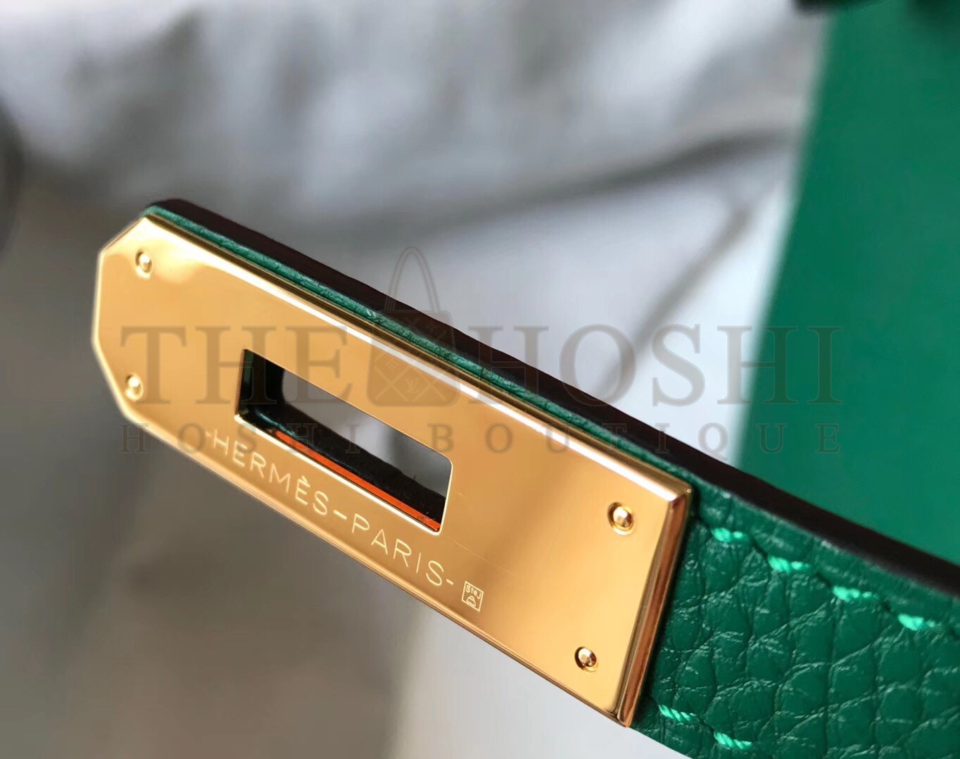 H**me5 Birkin 30 Bag in Vert Vertigo Clemence Leather with GHW Master Quality