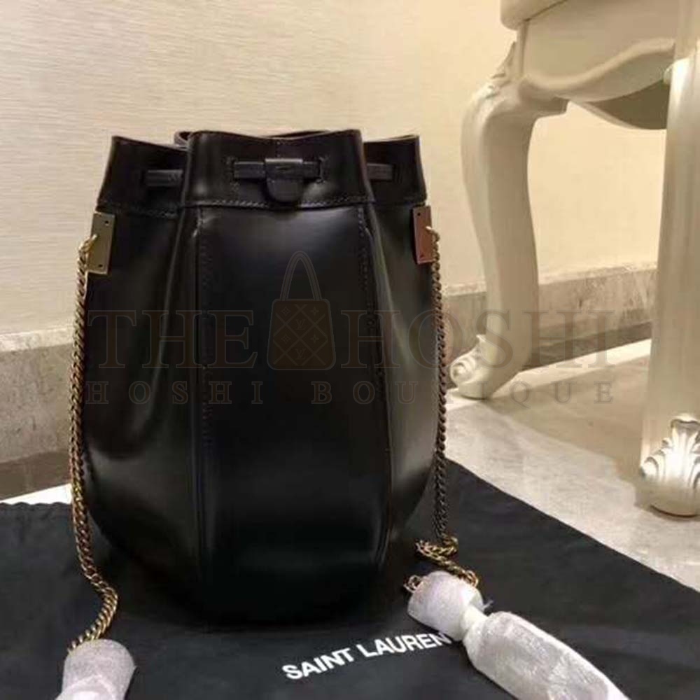 Sa1nt Lau*nt Y51 Women Saffiano Leather Mini Shoulder Bag-Black Master Quality