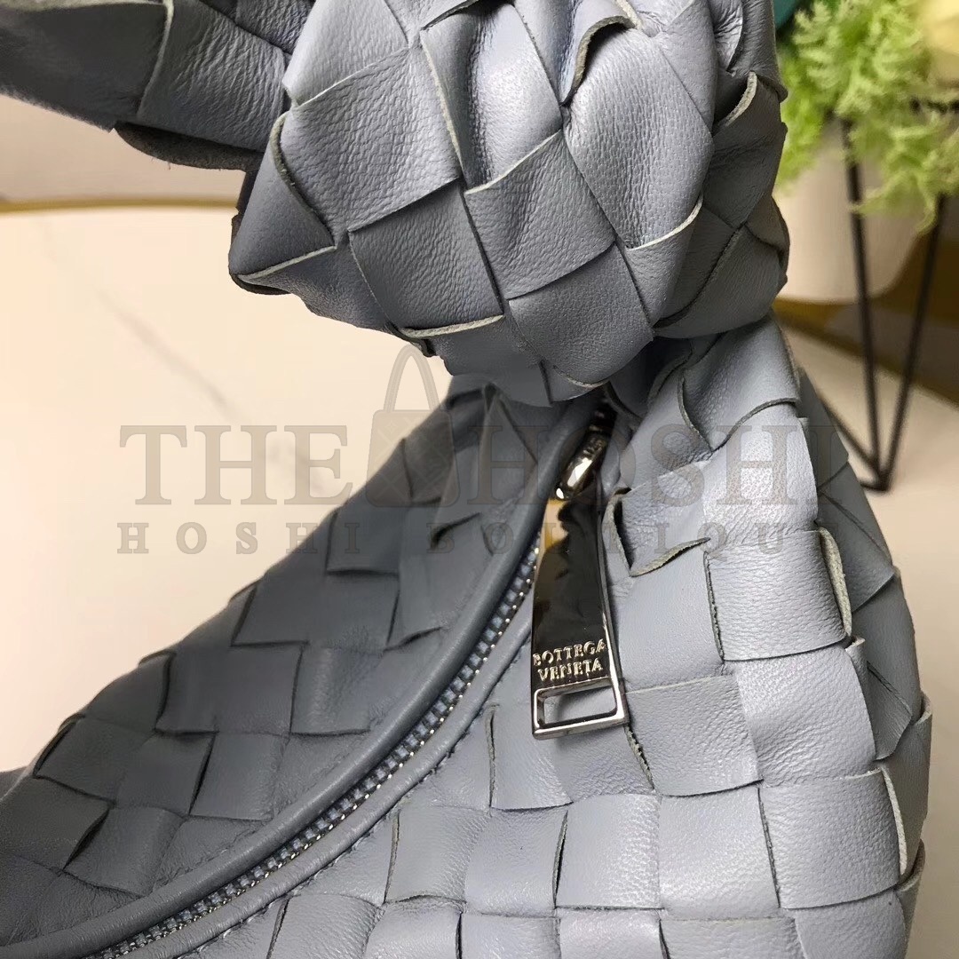 B0tt*ga Ven*ta Mini BV Jodie Bag In Light Blue Woven Leather Master Quality