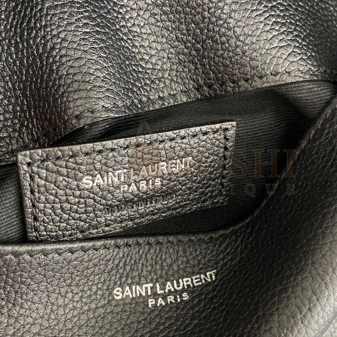 Sa1nt Lau*nt Sac De Jour Backpack In Black Grained Leather Master Quality