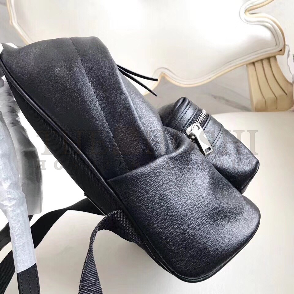 Sa1nt Lau*nt Black Mini Toy City Embroidered Backpack Master Quality