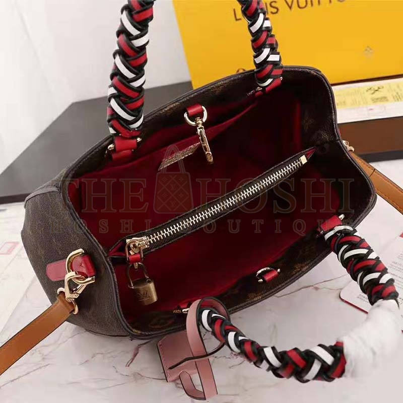 L0vis Vvtt0n LV Women Montaigne BB Handbag in Monogram Canvas-Brown Master Quality