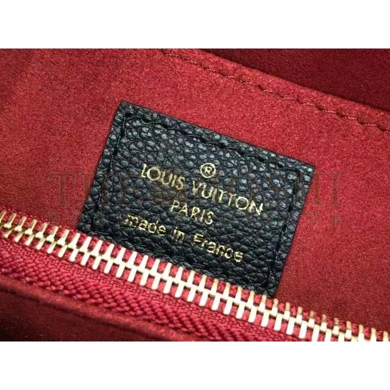 L0vis Vvtt0n LV Women Madeleine BB Handbag Black Beige Embossed Grained Cowhide Leather Master Quality