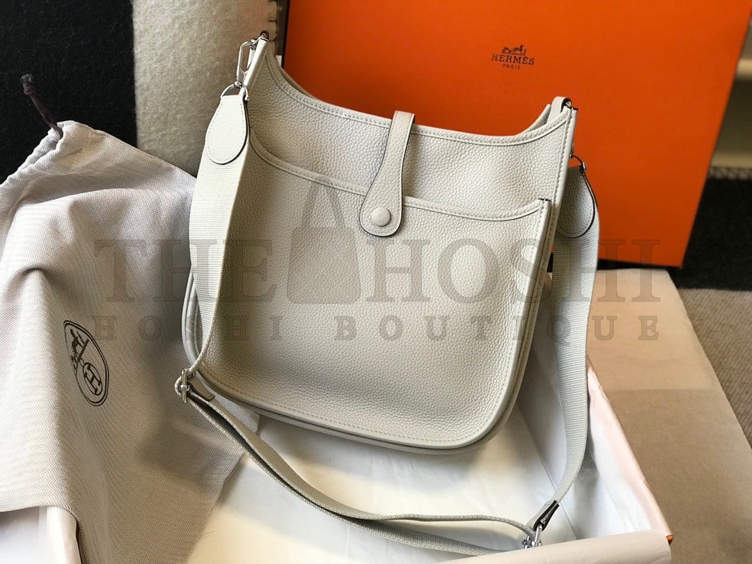 H**me5 Evelyne III 29 Bag In Beton Clemence Leather Master Quality