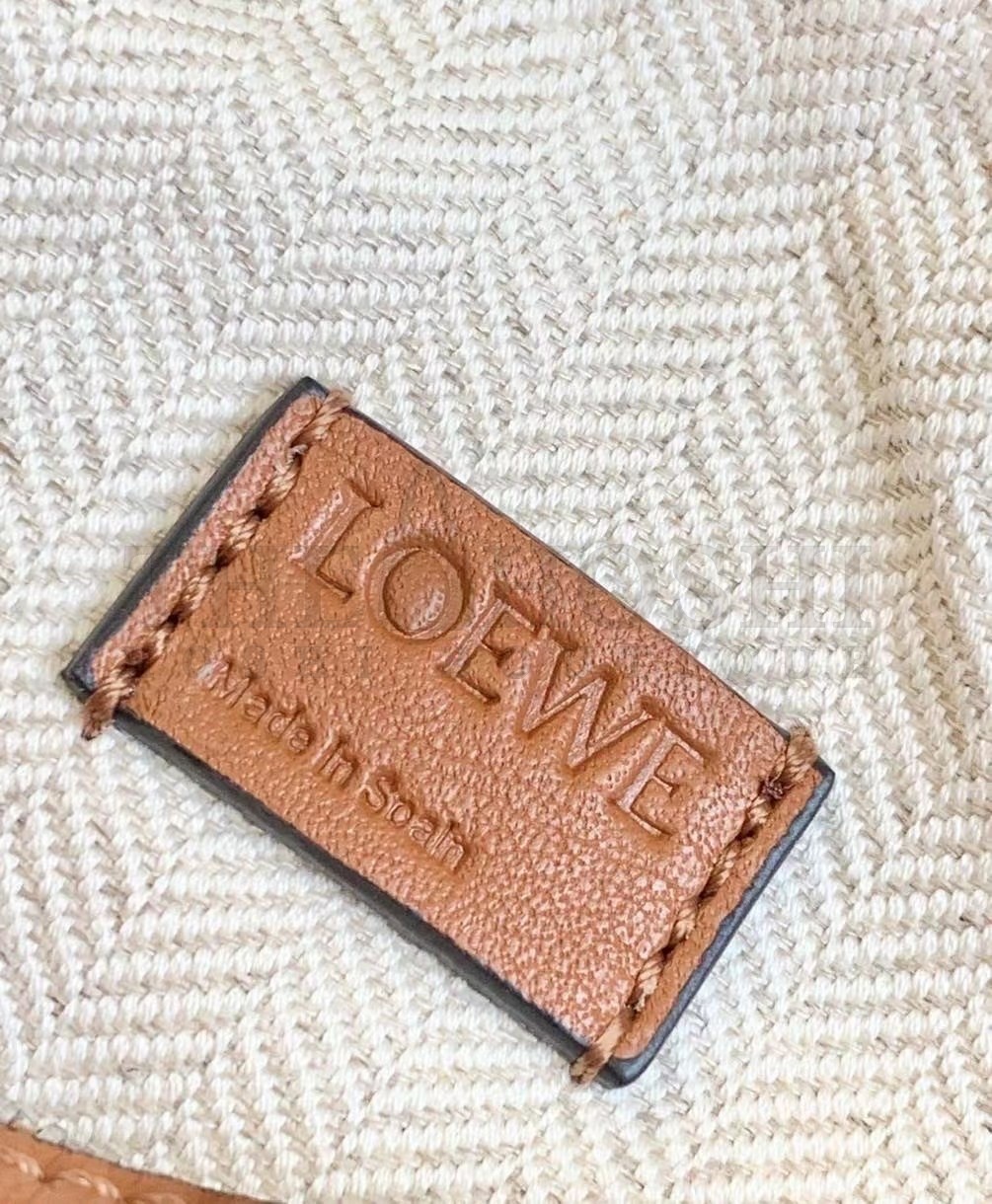L0ew* Puzzle Mini Bag In Caramel Calfskin Master Quality