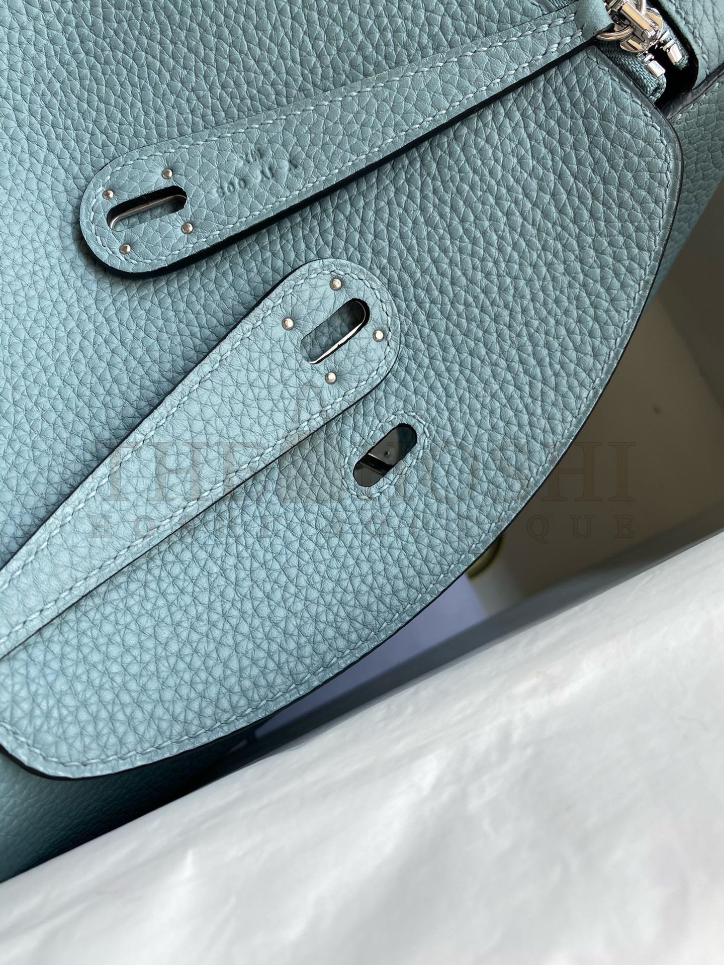 H**me5 Lindy 26 Handmade Bag In Ciel Clemence Leather Master Quality