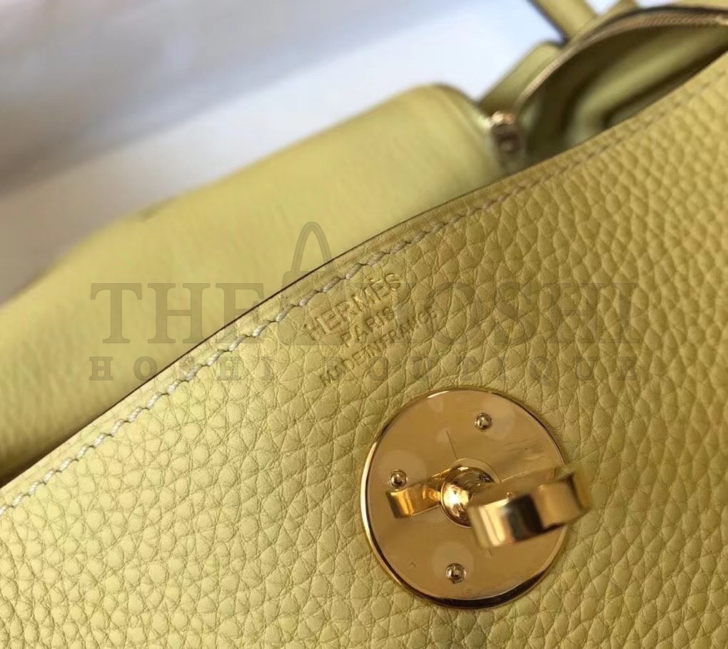 H**me5 Lindy 26cm Bag In Jaune Poussin Clemence With GHW Master Quality