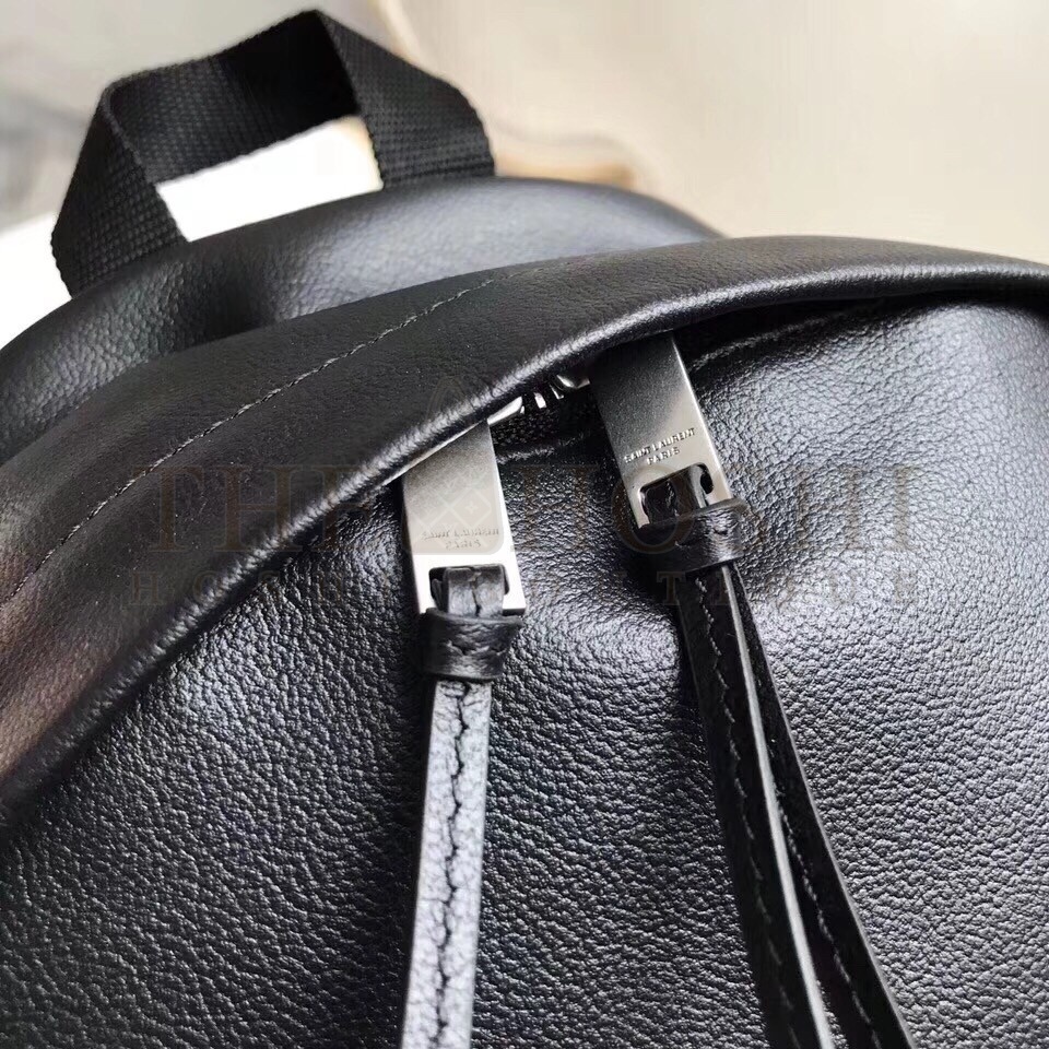 Sa1nt Lau*nt Black Mini Toy City Embroidered Backpack Master Quality