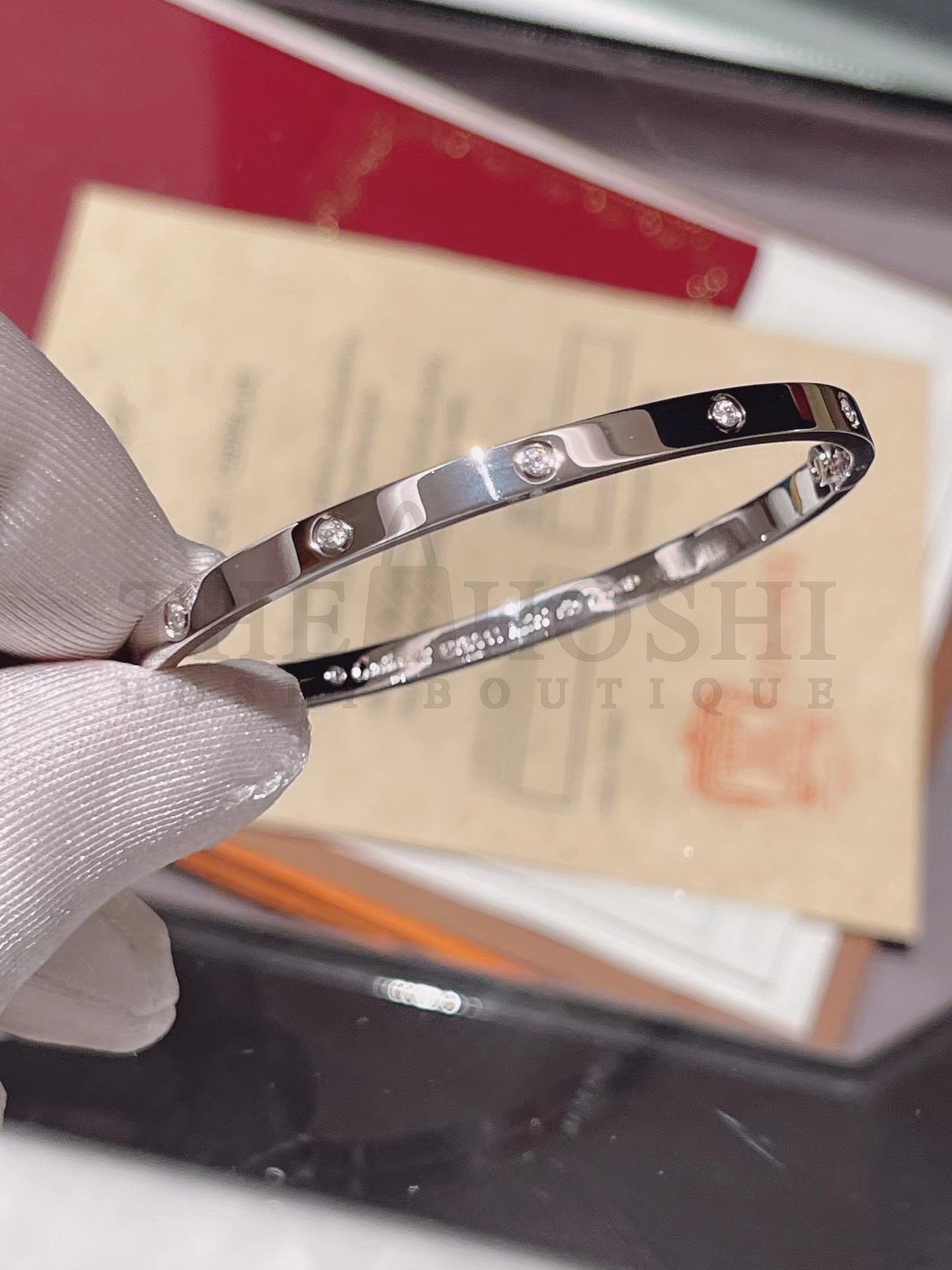 Ca*t1er Love Bracelet with Ten D1am0nds, SMALL MODEL Master Quality