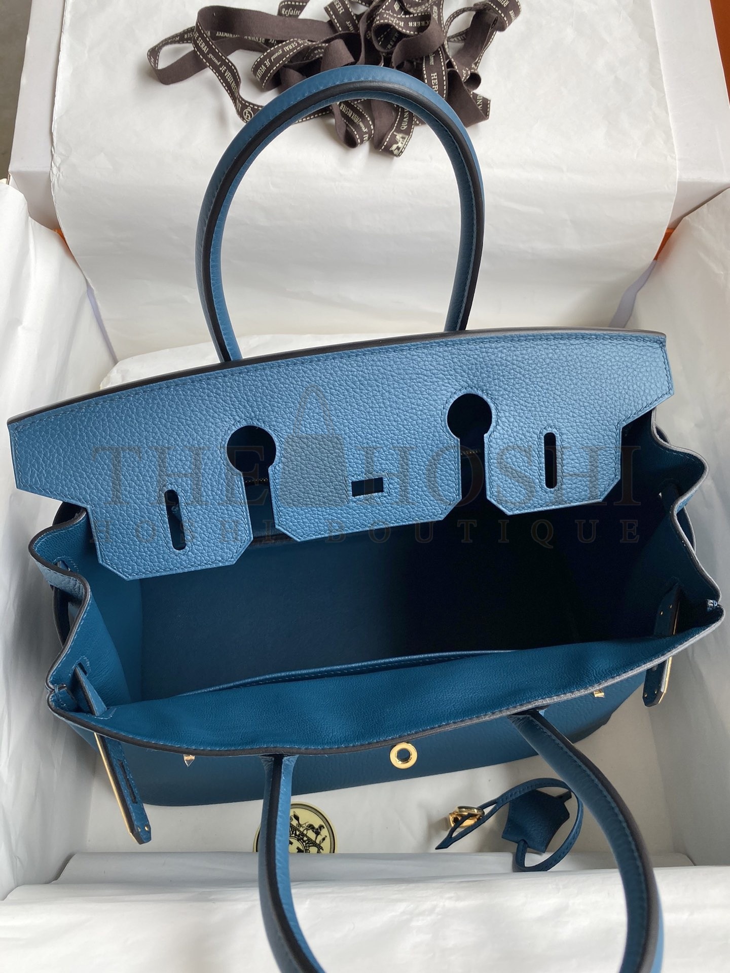 H**me5 Birkin 30 Retourne Handmade Bag In Colvert Clemence Leather Master Quality