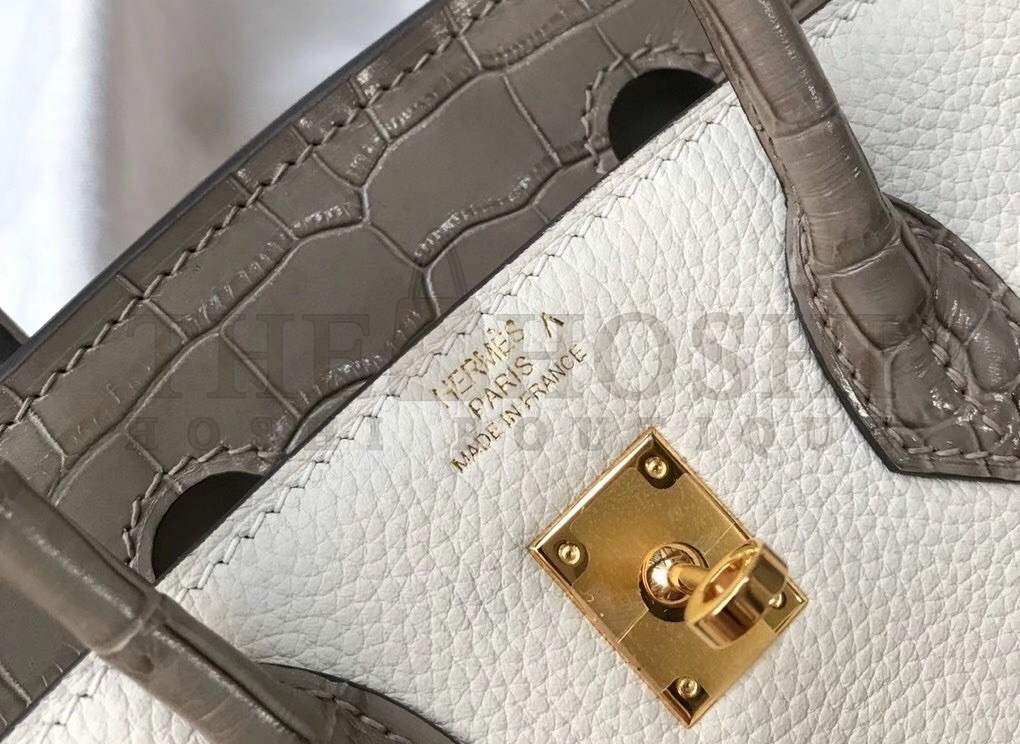 H**me5 Touch Birkin 25cm Limited Edition White Bag Master Quality