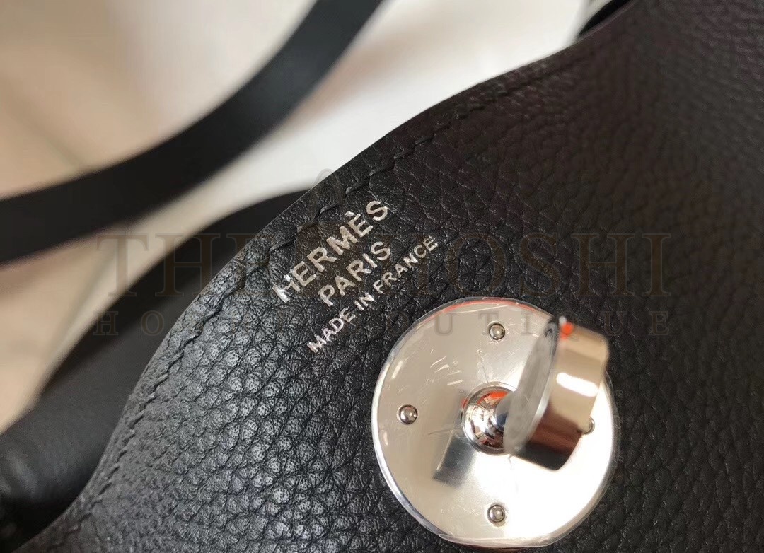 H**me5 Lindy 26cm Bag In Black Clemence With PHW Master Quality