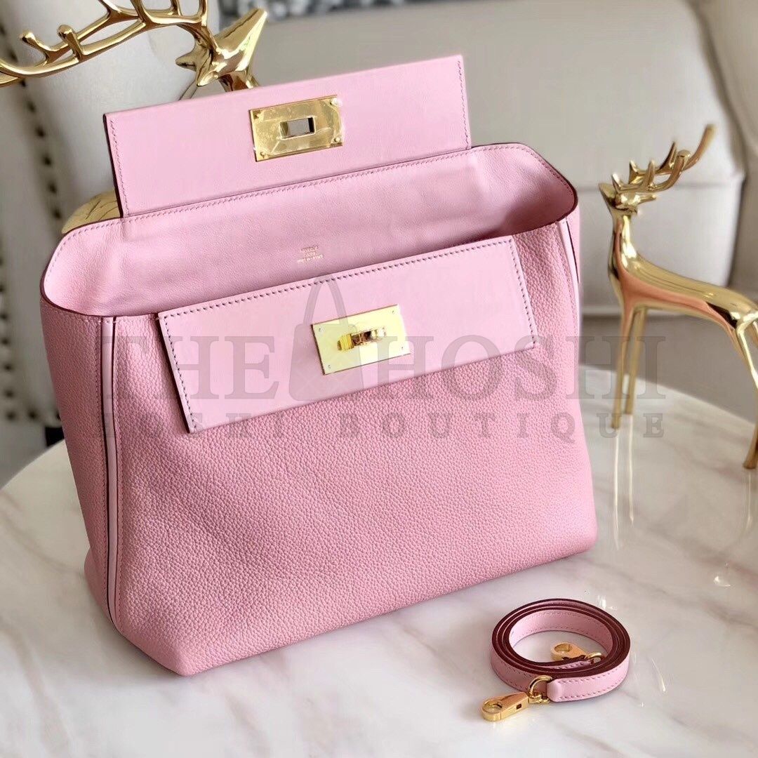 H**me5 24/24 29 Bag In Pink Clemence Calfskin Master Quality