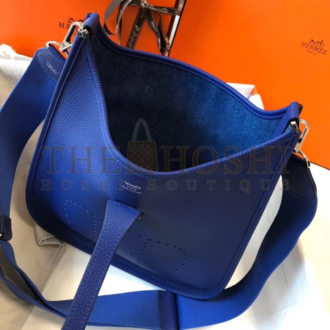 H**me5 Evelyne III 29 Bag In Blue Electric Clemence Leather Master Quality