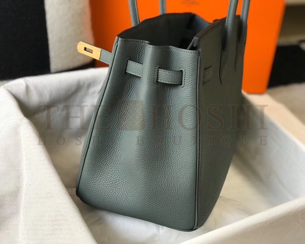 H**me5 Vert Amande Clemence Birkin 35cm Bag Master Quality