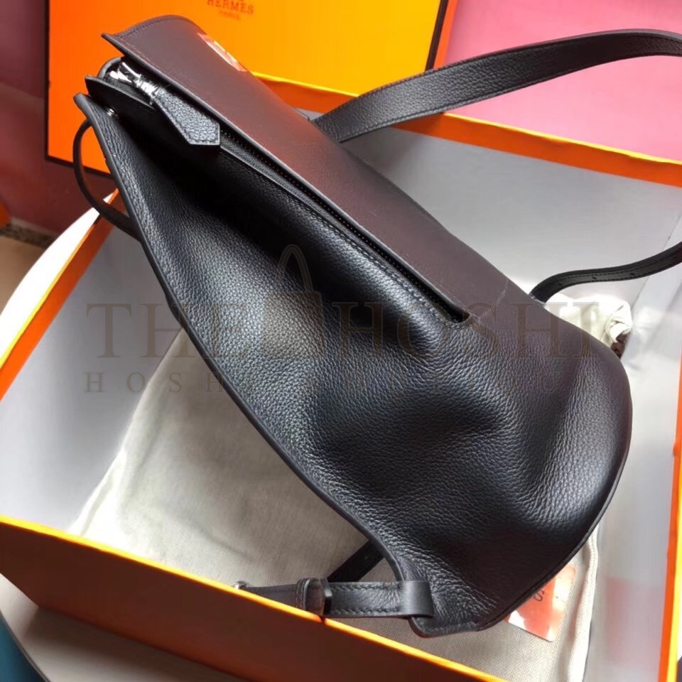 H**me5 GR24 Backpack In Black Everycolor Calfskin Master Quality