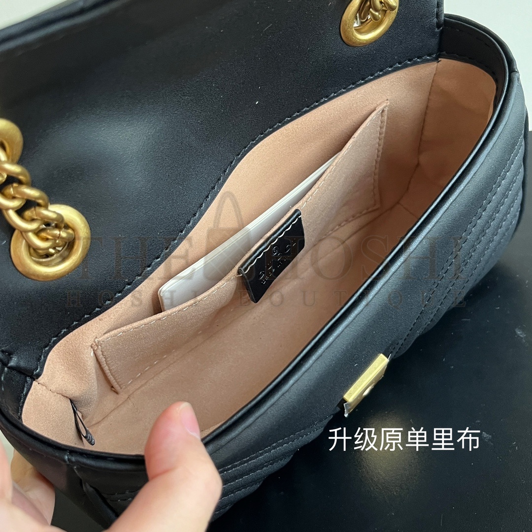 Gvc*1 GG Marmont Small Shoulder Bag 22x6x13cm 446744 Master Quality