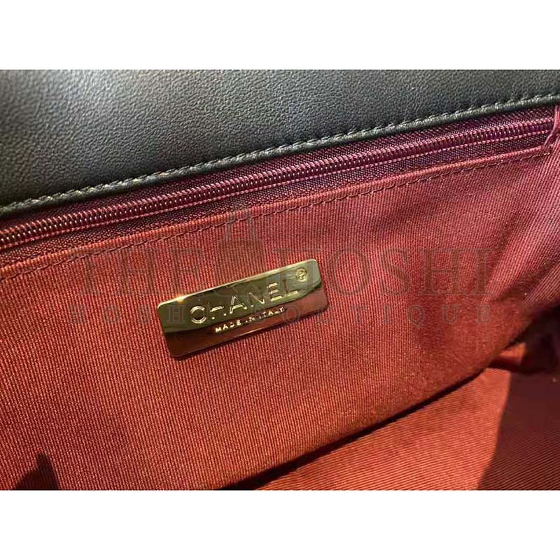 Ch**el Women Ch**el 19 Large Flap Bag Tweed Gold-Silver-Tone & Ruthenium-Finish Metal Black Master Quality