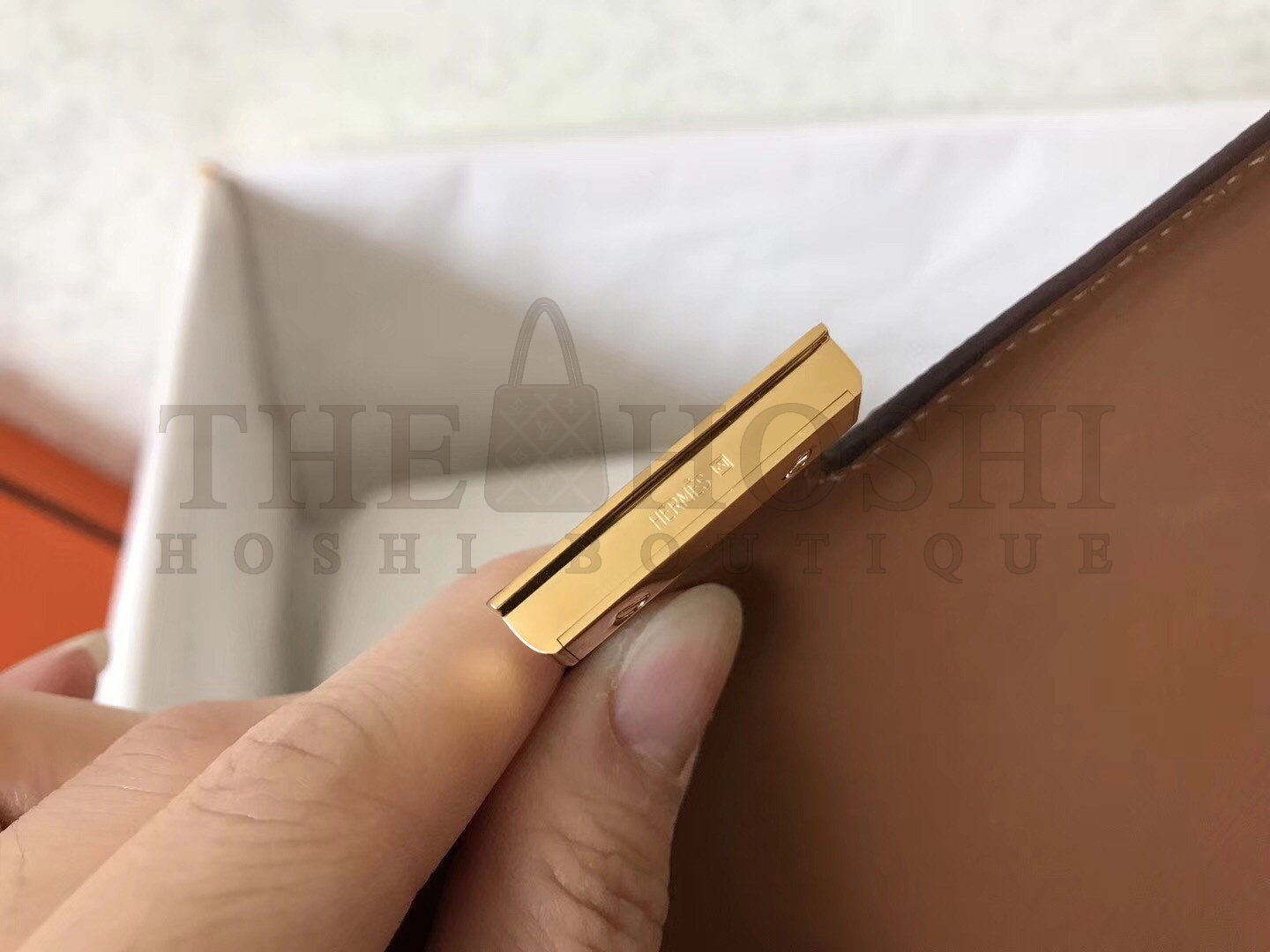 H**me5 Brown Epsom Constance Long Wallet Master Quality