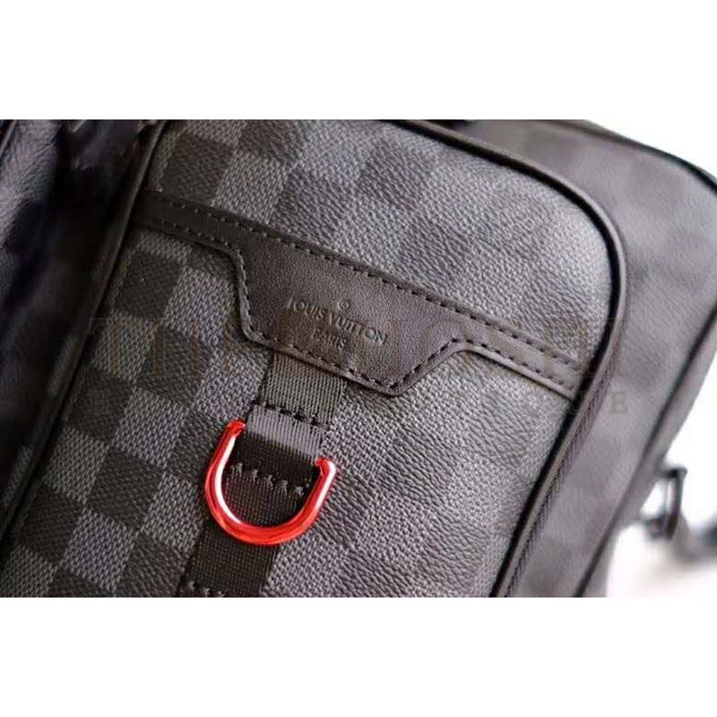 L0vis Vvtt0n LV Men Utility Business Bag Damier Graphite Canvas Master Quality
